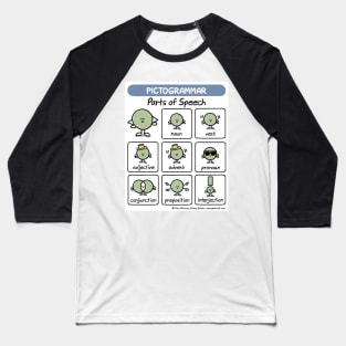 Pictogrammar - Parts of Speech Baseball T-Shirt